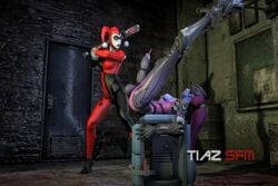 1futa 1girls 3d animated ballbusting baseball_bat batman:_arkham_knight batman_(series) bdsm bodysuit cock_and_ball_torture dc dc_comics dickgirl domination erection female female_on_futa femdom futa_urethral_insertion futanari futasub harley_quinn harley_quinn_(arkham) harley_quinn_(arkham_knight) harley_quinn_(classic) intersex large_penis no_sound overwatch penis restrained source_filmmaker testicles tiaz-3dx urethral_insertion video widowmaker