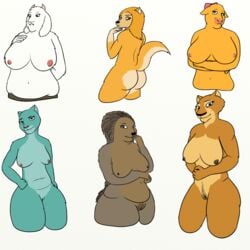 alpha_and_omega ass back_at_the_barnyard belly big_breasts big_butt big_thighs blue_eyes blue_fur bovine bow breasts brown_eyes brown_fur canine caprine cartoon_network cattle daisy_(barnyard) dreamworks fangs feline female florence_the_lioness fur furry goat hair horn kate_(alpha_and_omega) lion long_hair madagascar_(series) mammal mature_female monster nickelodeon nicole_watterson nipples over_the_hedge oystercatcher7 paramount_pictures parent penny_(over_the_hedge) porcupine pubes raised_tail red_eyes rodent slightly_chubby spines tan_fur the_amazing_world_of_gumball toriel undertale video_games warner_brothers white_fur wide_hips wolf yellow_fur