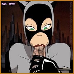 1girls :>= batman:_the_animated_series batman_(series) big_penis blowjob catwoman catwoman_(dcau) dc dc_comics dcau fellatio female female_focus male oral pov purplemantis straight