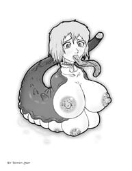 1futa balls body_horror breasts demon-man diphallia diphallism futa_only futanari huge_breasts huge_cock intersex multi_breast multi_genitalia multi_penis mutant nipples penis penis_tail penis_tongue solo tail tail_penis what