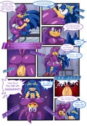 big_breasts big_penis breast_sucking breasts comic cum cum_in_pussy cum_inside escopeto female hedgehog huge_breasts huge_cock internal male mammal orgasm orgasm_face penis sega sonic_(series) sonic_riders sonic_riding_dirty sonic_the_hedgehog sucking superbunnygt swallowing video_games wave_the_swallow