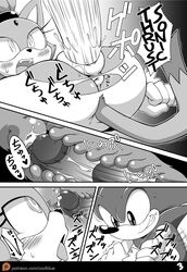 2017 anthro anus blaze_the_cat comic coolblue duo erection feline female hedgehog male mammal penetration penis pussy pussy_grip sex sonic_(series) sonic_the_hedgehog vaginal_penetration