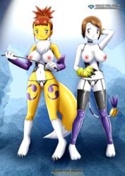 2girls bbmbbf big_breasts breasts cosplay diamond_level digihentai digimon digimon_(cosplay) digimon_adventure digimon_tamers dominatrix gatomon gatomon_(cosplay) hikari_yagami innie_pussy multiple_girls palcomix patreon pietros_secret_club pussy renamon renamon_(cosplay) rika_nonaka ruki_makino tailmon tailmon_(cosplay)