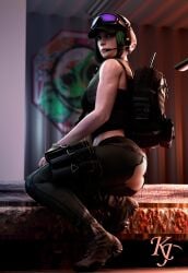 ela (rainbow six) from rainbow six by kjthegrimreaper