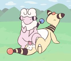 ampharos animal_genitalia animated anojaa avoid_posting balls conditional_dnp female female_penetrated feral flaaffy fur furry furry_only happy happy_sex larger_male male male/female male_penetrating male_penetrating_female nintendo pokémon_(species) pokemon pokemon_(species) pussy sex sheath size_difference smaller_female smaller_penetrated straight tail vaginal_penetration video_games