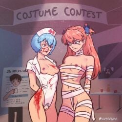 asuka langley sohryu from halloween by artsens8
