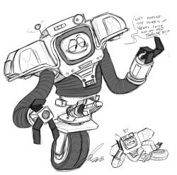 securitron (fallout) from bethesda softworks by keroa