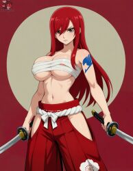 erza scarlet from fairy tail by zorkpics