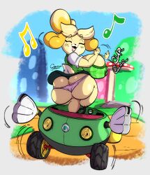 isabelle (animal crossing) from animal crossing by carlos jurado cartoons