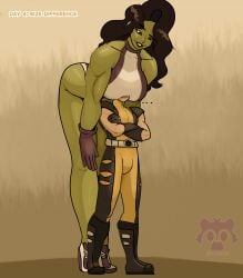 she-hulk from marvel by evil raccoon