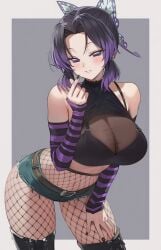 kochou shinobu from demon slayer by aiart fring