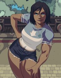 korra from avatar the last airbender by triplexmile
