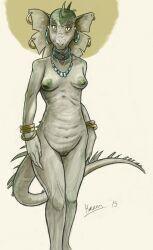 lizard queen fan art