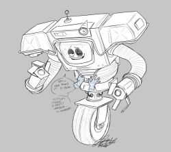 securitron (fallout) from bethesda softworks by keroa