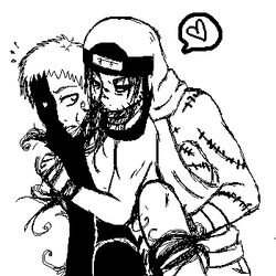 kakuzu male naruto straight_hair tagme yaoi zetsu