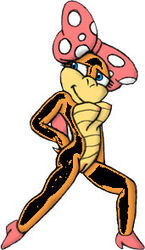 alternate_breast_size anthro bow breasts eyelashes female high_heels humbird0 koopa koopalings mario_(series) nintendo polka_dots pussy shell spiked_shell spikes straight_hair tail wendy_o._koopa white_background