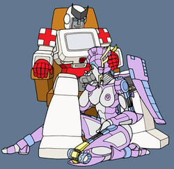 ambulance autobot calibos chair fellatio hatethebiz mecha neo-primestar oldschool oral original penis ratchet_(transformers) red_cross robot science_fiction sitting smile transformers uncensored what