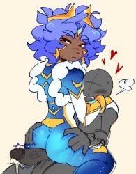 1ambiguous 1nonbinary anon celestial_venture cum_dripping fully_clothed hotdogging hotdogging_ass nonbinary nonbinary_(lore) overwatch overwatch_2 sloan_cameron venture venturefootjob