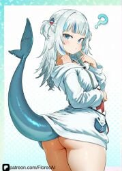 gawr gura from hololive by floresai