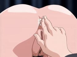00s 2002 2girls amatsuki_jun animated anime_screenshot anus ass bible_black bible_black_night_of_the_walpulgiss female fingering huge_ass imari_kurumi lotion preparing pubic_hair pussy rubbing tagme