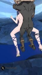 1boy 1girls 3d 9:16 animated anthro ass bare_legs bare_shoulders big_breasts black_body blender blowjob breasts breasts_out columbina_(genshin_impact) deep_blowjob deepthroat defeat defeat_sex defeated defeated_heroine duo female forced forced_oral forced_sex genshin_impact hilichurls_(species) horns interspecies lauma_(genshin_impact) light-skinned_female light_skin longer_than_30_seconds male missionary missionary_position missionary_sex nonconsensual oral oral_sex penis pitch-black_skin rape raped_by_enemy raped_by_monster raped_female sound straight tagme thunderanim vertical_video video
