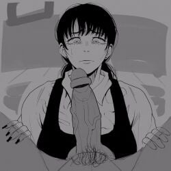 mitaka asa from chainsaw man by eksaito
