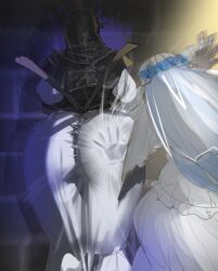 2girls arched_back ass ass_slap big_ass big_butt bow999 clothed doll doll_girl doll_joints elden_ring elden_ring_nightreign fat_ass female female_only fromsoftware fully_clothed huge_ass huge_butt large_ass large_butt nun nun_outfit revenant_(nightreign) slap slapping_ass slapping_butt thick_ass undertaker_(nightreign)
