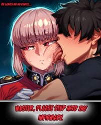 30bagsofballs ai_generated florence_nightingale_(fate) licking_face tagme