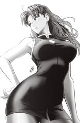 misato katsuragi from neon genesis evangelion by mostlybluewyatt