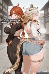 1girls 2girls ai_generated ass balls big_penis breasts dark-skinned_male dark_skin female genshin_impact gigantic_ass gigantic_breasts gundir huge_ass huge_breasts huge_cock interracial male mavuika_(genshin_impact) muscular penis saliva saliva_trail sex thick_ass thick_thighs veins voluptuous voluptuous_female xilonen_(genshin_impact)