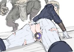1girls anus ass asshole big_ass big_butt blindfold blindfolded butthole duchess_(nightreign) elden_ring elden_ring_nightreign fat_ass female female_focus fizoa fromsoftware huge_ass huge_butt large_ass large_butt libra_creature_of_night light-skinned_female light_skin thick_ass torn_clothing wardrobe_malfunction