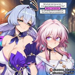 2girls ai_generated caption comic comic_page cucking cuckold cum cum_in_ass cum_in_mouth cum_inside excessive_cum futa_on_female futanari honkai:_star_rail madamweaver march_7th_(honkai:_star_rail) nonconsensual ntr rape robin_(honkai:_star_rail) tagme