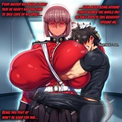 30bagsofballs ai_generated bulge florence_nightingale_(fate) huge_breasts tagme