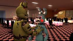 2017 3d animatronic anthro breast_grab breasts buckteeth female five_nights_at_freddy's five_nights_at_freddy's_2 five_nights_at_freddy's_3 furry hand_on_breast highres lagomorph machine male mammal non-mammal_breasts nude open_mouth rabbit robot rule_63 source_filmmaker springtrap springtrap_(fnaf) straight teeth toy_bonnie_(fnaf) xboxking37