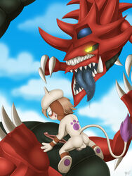 anal anthro dragon drooling female fisting fur furry larger_female leo male nintendo pokemon pussy saint_dragon_of_osiris saliva size_difference sky sky_dragon_of_osiris slifer_the_sky_dragon smaller_male smeargle straight vaginal_penetration video_games winick-lim yu-gi-oh!