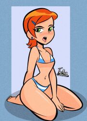 gwen tennyson from ben 10 by diego mejia