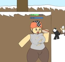 caretaker (die of death) from die of death (roblox) by serdie