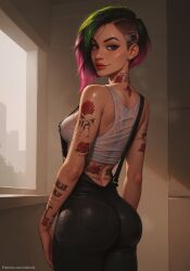 judy alvarez from cyberpunk 2077 by velonix
