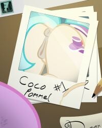 coco pommel (mlp) from friendship is magic by facelessjr