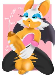 rouge the bat from sega by pinap juice