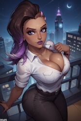 sombra from blizzard entertainment by disods