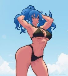 leona heidern from king of fighters by hairyscarecrow