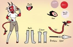 hazbin hotel oc from hazbin hotel by blind peacock draws
