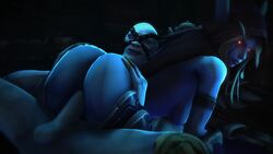 1boy 1girls 3d animated areolae bombowykurczak bouncing_ass bouncing_breasts breasts cowgirl_position erection female heroes_of_the_storm looking_at_viewer looking_back male nipples no_sound penis sex source_filmmaker straight sylvanas_windrunner undead video world_of_warcraft