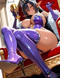 olga discordia from kuroinu ~kedakaki seijo wa hakudaku ni somaru~ by olgaaiart