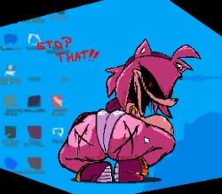 amy rose from creepypasta by anto foxo