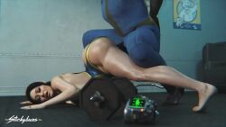 1boy 1boy1girl 1girls 3d animated ass bethesda_softworks big_breasts big_thighs breasts bubble_butt busty cottontailva curvaceous curvy curvy_figure dark-skinned_male dark_skin ella_purnell fallout fallout_(series) fallout_(tv_series) female hips hourglass_figure huge_breasts huge_thighs interracial large_breasts large_thighs legs light-skinned_female light_skin lucy_maclean male male/female mature mature_female pip-boy pussy short_video shorter_than_30_seconds sound stickybuns straight tagme thick thick_legs thick_thighs thighs vault_suit video voice_acted voluptuous waist wardencortican wide_hips wide_thighs