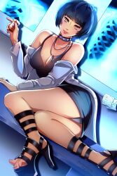 tae takemi from atlus by beneceadraws