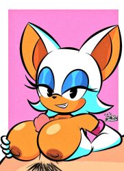 rouge the bat from sonic (series) by diego mejia