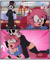 amy rose from sonic (series) by c m g nsfw